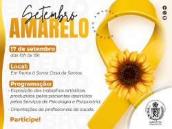 Setembro Amarelo - Exposição aberta ao público apresenta projeto da unidade psiquiátrica